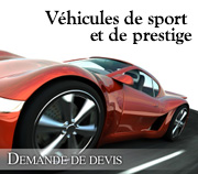 Demande devis véhicules de sport  et de prestige